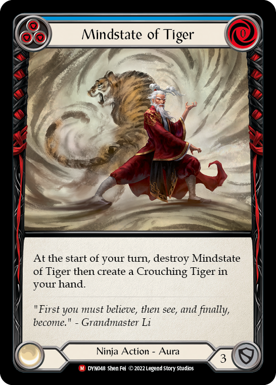 Mindstate of Tiger [DYN048] (Dynasty)  Rainbow Foil | Cracking-Singles