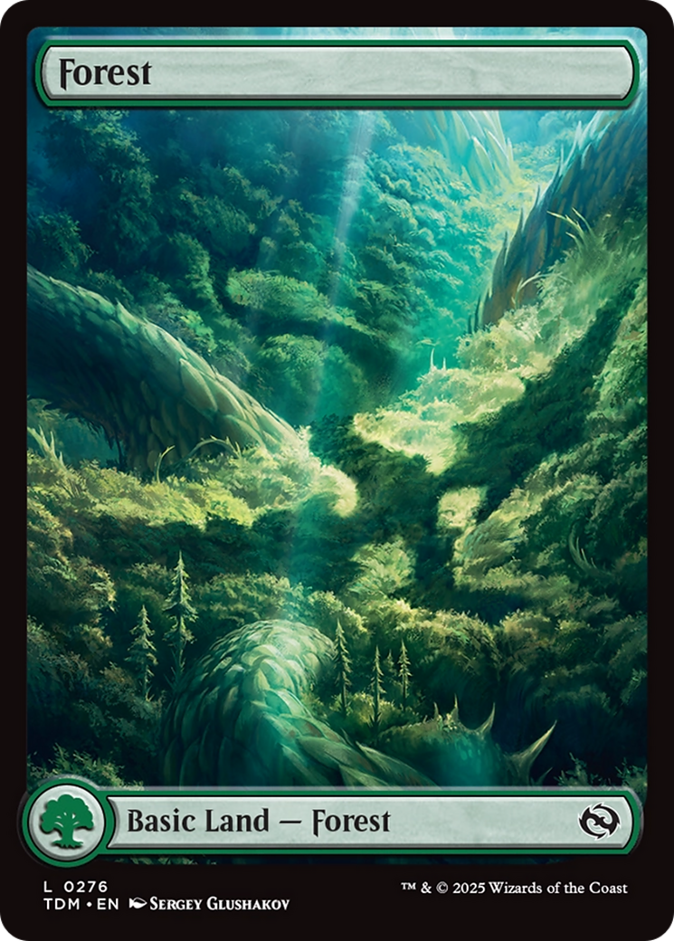 Forest (0276) [Tarkir: Dragonstorm] | Cracking-Singles
