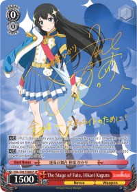 The Stage of Fate, Hikari Kagura (RSL/S56-TE08SP SP) [Revue Starlight] | Cracking-Singles