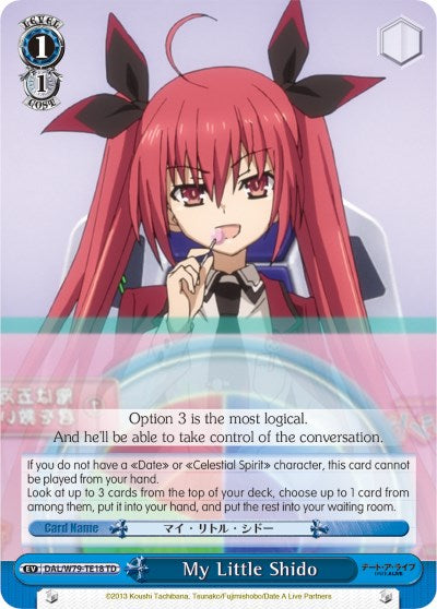 My Little Shido (DAL/W79-TE18 TD) (Blue) [Date A Live] | Cracking-Singles