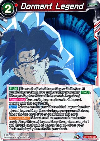 Dormant Legend (BT7-022) [Assault of the Saiyans] | Cracking-Singles