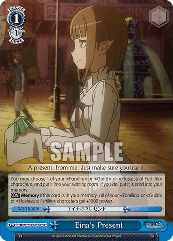 Eina's Present (DDM/S88-E096 U) [Is it Wrong to Try to Pick Up Girls in a Dungeon?] | Cracking-Singles