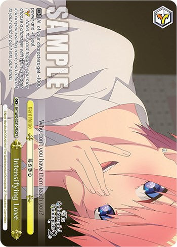 Intensifying Love (5HY/W90-E021OFR OFR) [The Quintessential Quintuplets 2] | Cracking-Singles