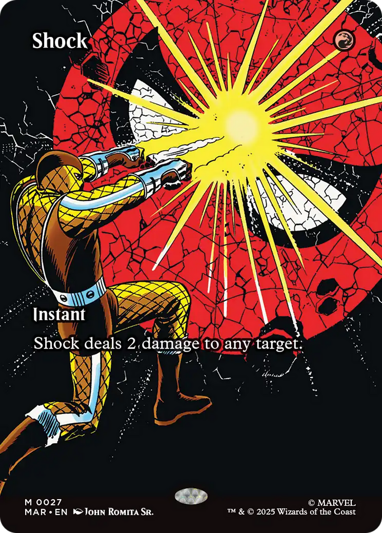 Shock (Borderless) [Marvel Universe: Eternal-Legal] | Cracking-Singles