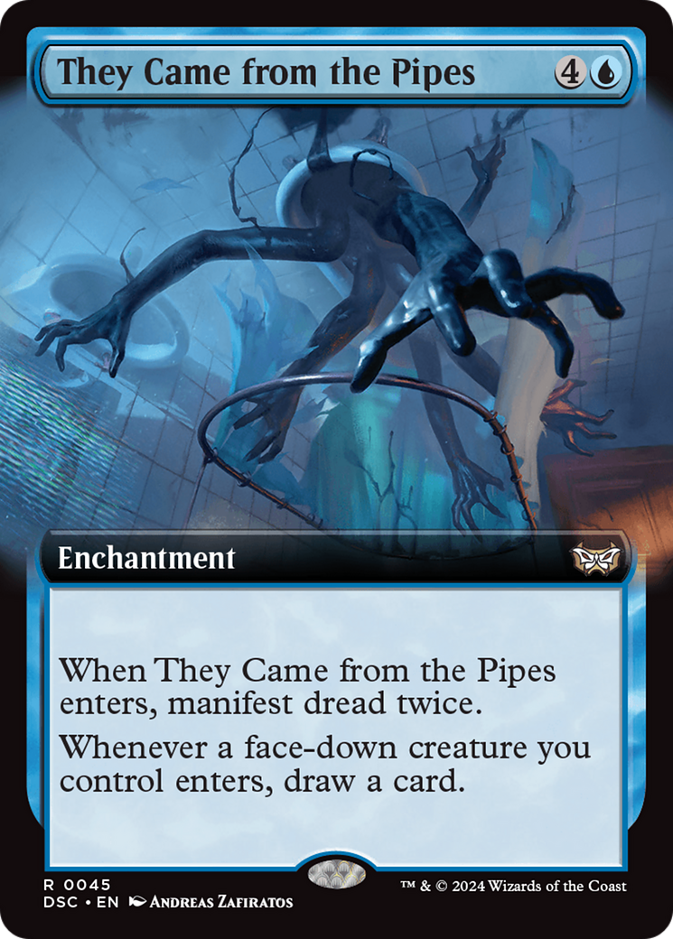 They Came from the Pipes (Extended Art) [Duskmourn: House of Horror Commander] | Cracking-Singles
