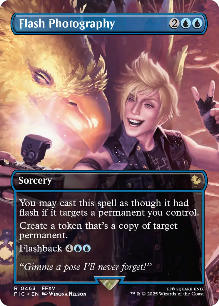 Flash Photography (Borderless) [FINAL FANTASY Commander] | Cracking-Singles