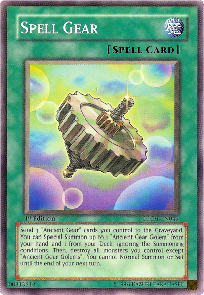 Spell Gear [LODT-EN049] Common | Cracking-Singles