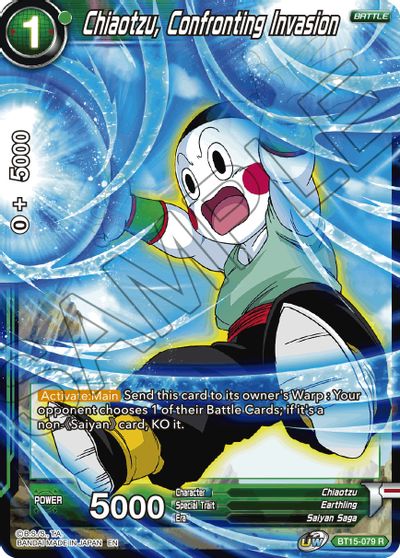 Chiaotzu, Confronting Invasion (BT15-079) [Saiyan Showdown] | Cracking-Singles