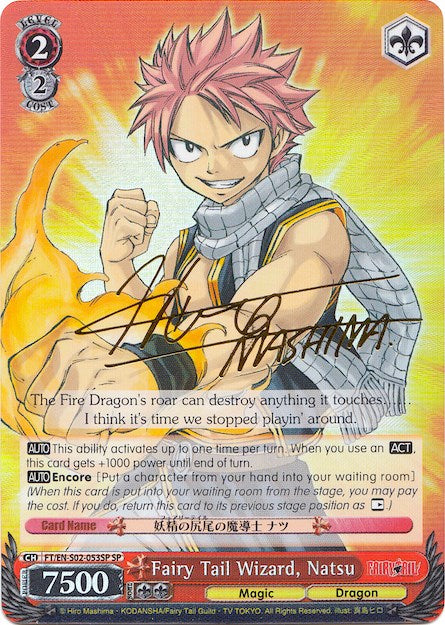 Fairy Tail Wizard, Natsu (FT/EN-S02-053SP SP) [Fairy Tail ver.E] | Cracking-Singles