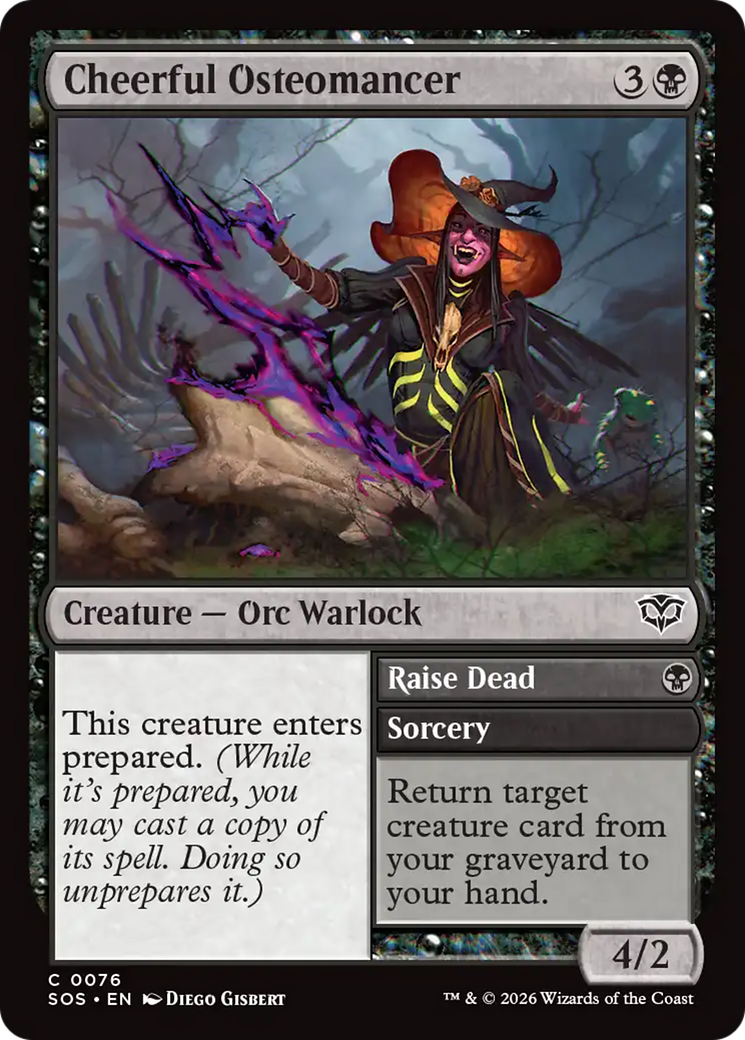 Cheerful Osteomancer [Secrets of Strixhaven] | Cracking-Singles