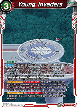Young Invaders (Common) (BT13-028) [Supreme Rivalry] | Cracking-Singles