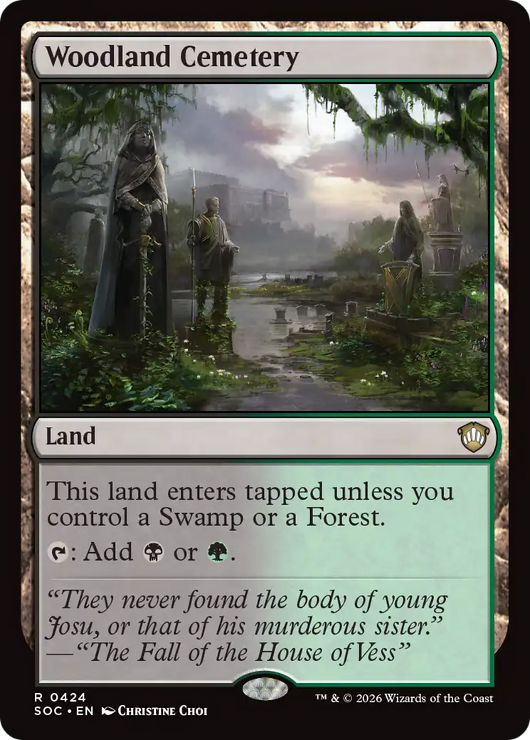 Woodland Cemetery [Secrets of Strixhaven Commander] | Cracking-Singles