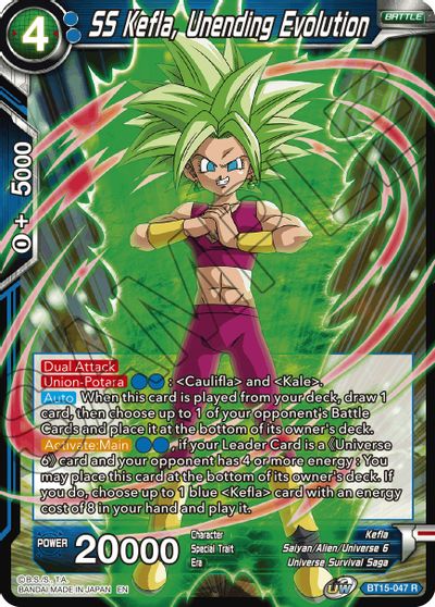 SS Kefla, Unending Evolution (BT15-047) [Saiyan Showdown] | Cracking-Singles
