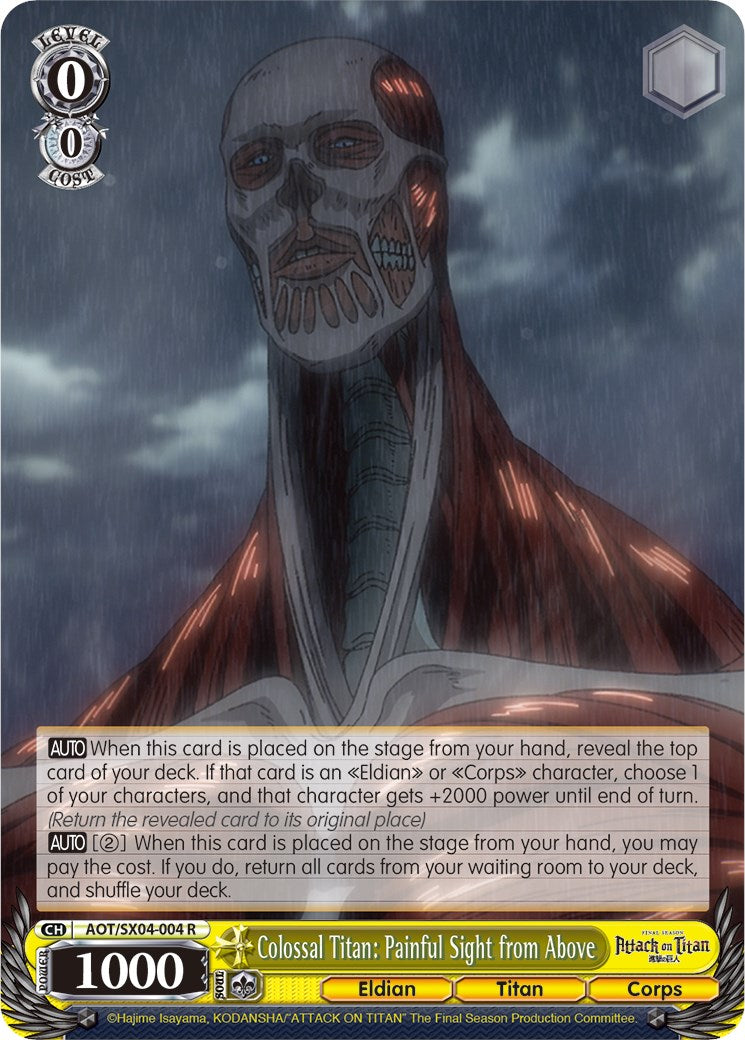 Colossal Titan: Painful Sight from Above [Attack On Titan: Final Season] | Cracking-Singles