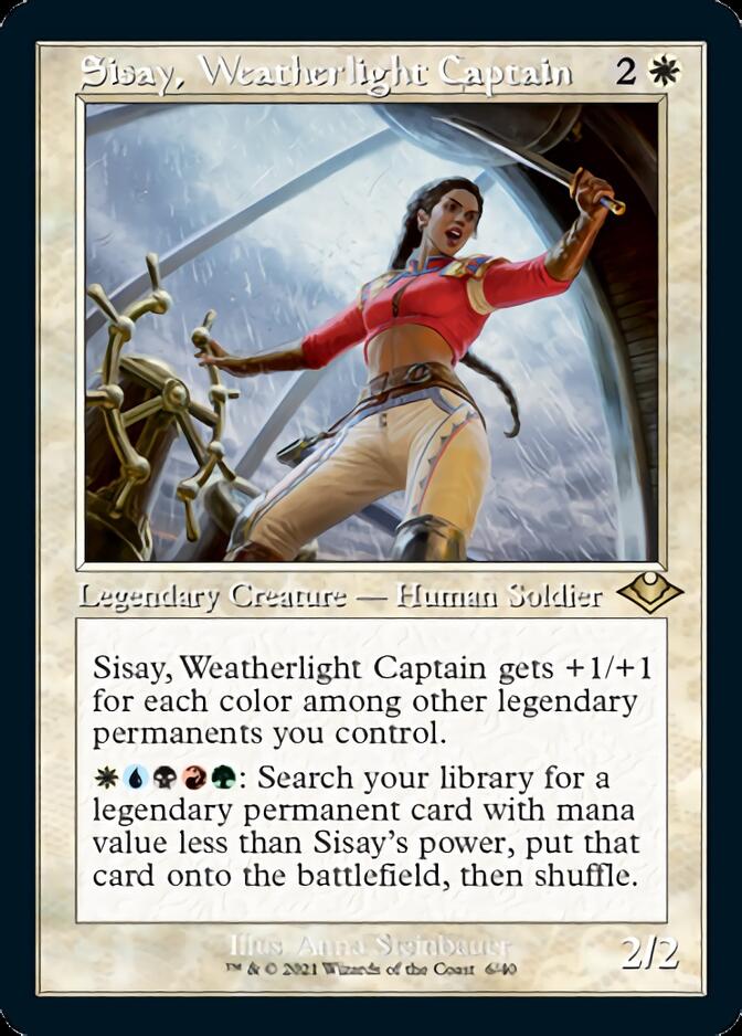 Sisay, Weatherlight Captain (Retro) [Modern Horizons] | Cracking-Singles