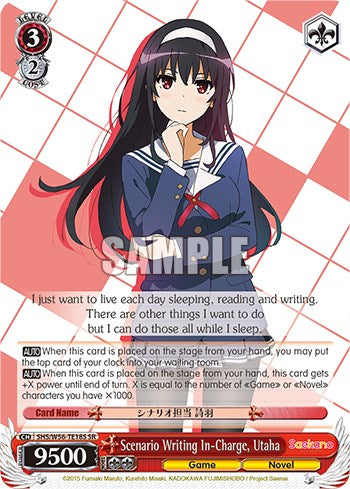 Scenario Writing In-Charge, Utaha [Saekano: How to Raise a Boring Girlfriend] | Cracking-Singles