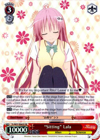 "Sitting" Lala (TL/W37-E063S SR) [To Loveru Darkness 2nd] | Cracking-Singles