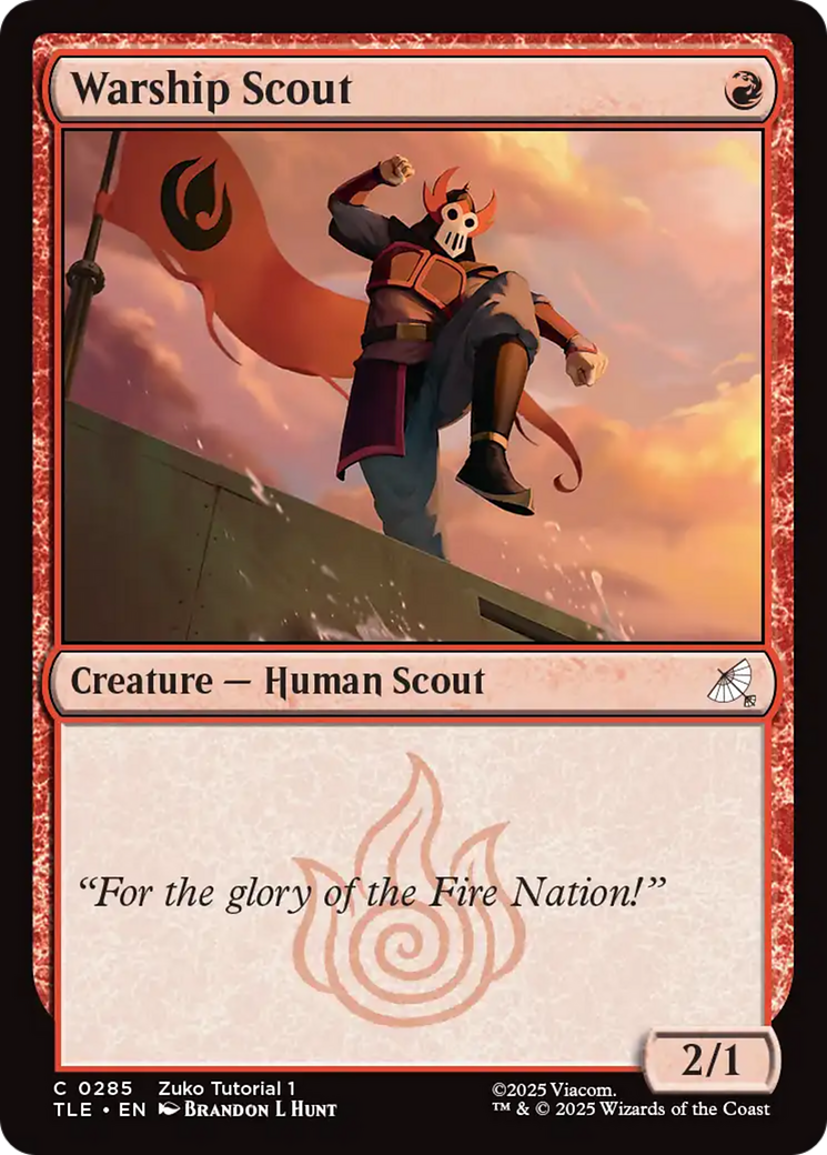 Warship Scout (0285) [Avatar: The Last Airbender: Eternal-Legal] | Cracking-Singles