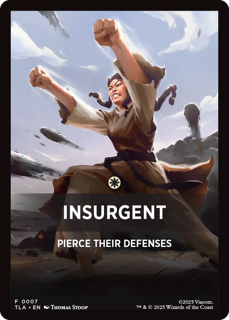 Insurgent Theme Card [Avatar: The Last Airbender Tokens] | Cracking-Singles
