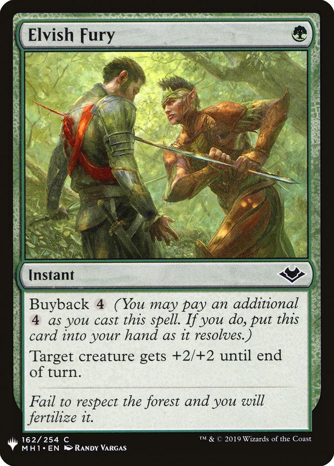 Elvish Fury [Mystery Booster] | Cracking-Singles