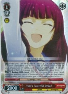 Yuri's Powerful Draw? (AB/W31-TE23R RRR) [Angel Beats! Re:Edit] | Cracking-Singles