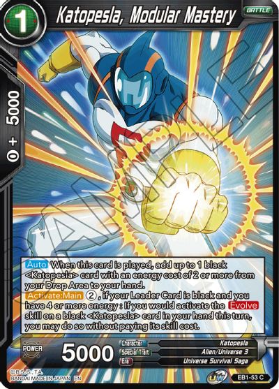 Katopesla, Modular Mastery (EB1-53) [Battle Evolution Booster] | Cracking-Singles