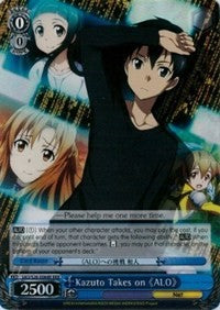 Kazuto Takes on ALO (SAO/S26-E064R RRR) [Sword Art Online Vol.2] | Cracking-Singles