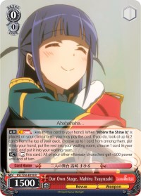 Our Own Stage, Mahiru Tsuyuzaki (RSL/S56-E039 R) [Revue Starlight] | Cracking-Singles