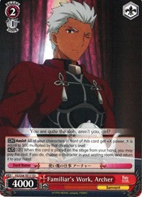 Familiar's Work, Archer (FS/S34-TE17 TD) [Fate/Stay Night [Unlimited Blade Works]] | Cracking-Singles