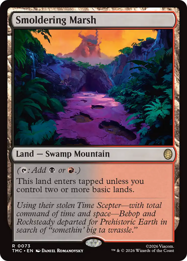 Smoldering Marsh [Teenage Mutant Ninja Turtles Commander] | Cracking-Singles