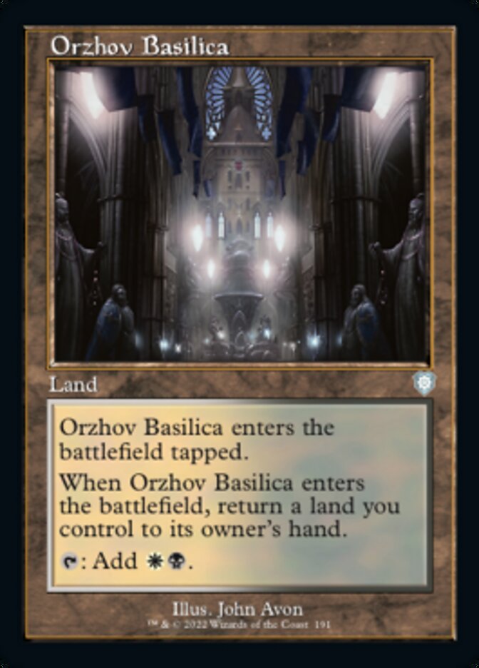 Orzhov Basilica (Retro) [The Brothers' War Commander] | Cracking-Singles
