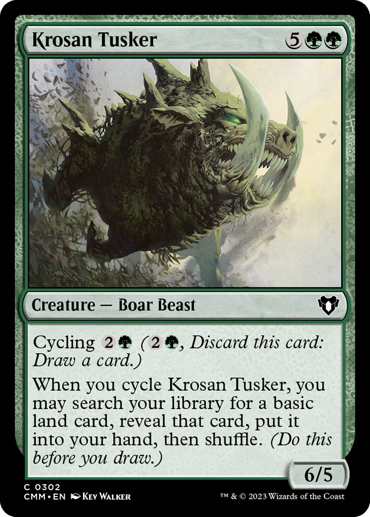 Krosan Tusker [Commander Masters] | Cracking-Singles