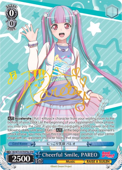 Cheerful Smile, PAREO (BD/W73-E078SPMa SPM) [BanG Dream! Vol.2] | Cracking-Singles