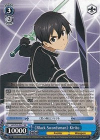 "Black Swordsman" Kirito (SAO/S20-E077 RR) [Sword Art Online] | Cracking-Singles