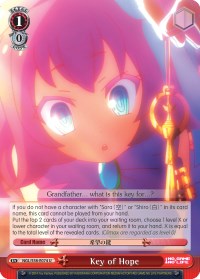 Key of Hope (NGL/S58-E074 U) [No Game No Life] | Cracking-Singles