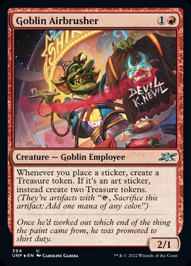 Goblin Airbrusher (Galaxy Foil) [Unfinity] | Cracking-Singles