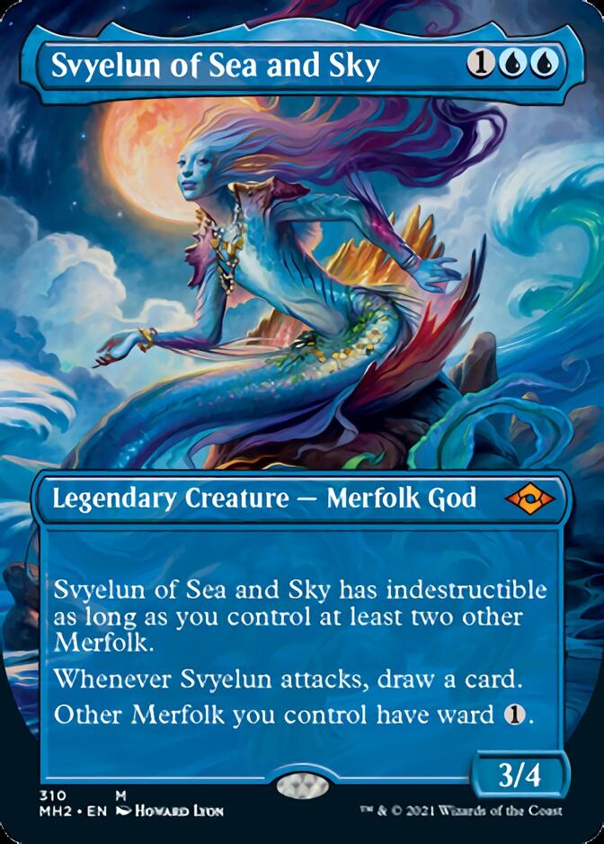 Svyelun of Sea and Sky (Borderless Alternate Art) [Modern Horizons 2] | Cracking-Singles