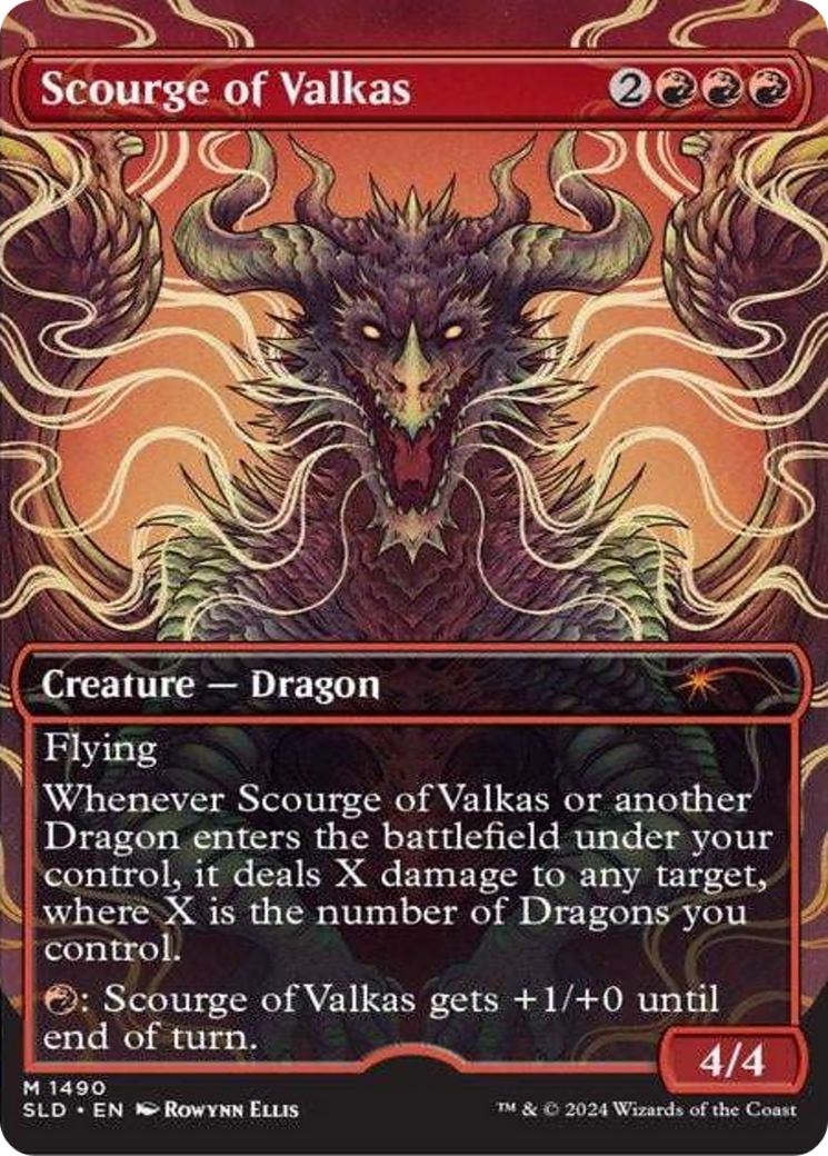Scourge of Valkas (Rainbow Foil) [Secret Lair Drop Series] | Cracking-Singles