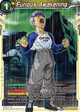 Furious Awakening (Common) (BT13-117) [Supreme Rivalry] | Cracking-Singles