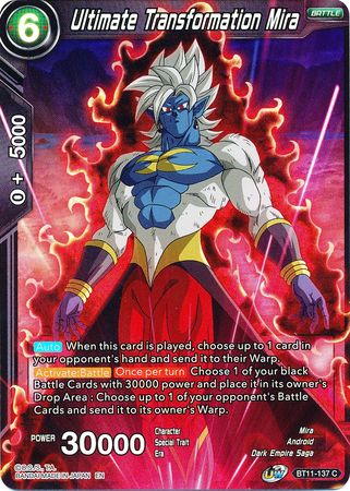 Ultimate Transformation Mira (BT11-137) [Vermilion Bloodline 2nd Edition] | Cracking-Singles