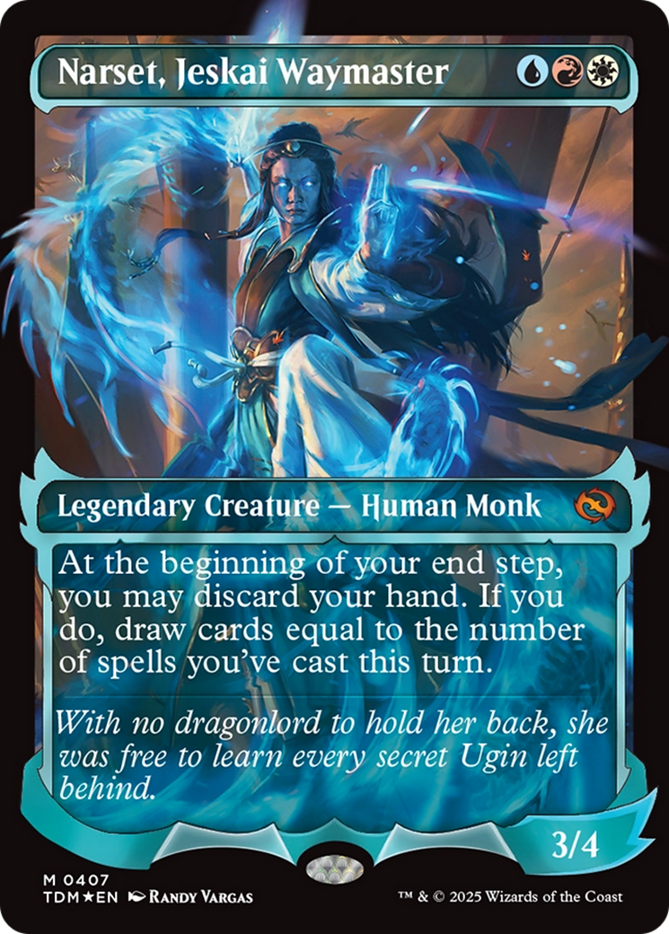 Narset, Jeskai Waymaster (Showcase) [Tarkir: Dragonstorm] | Cracking-Singles