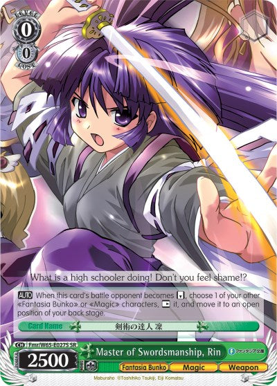 Master of Swordsmanship, Rin (Fmr/W65-E027S SR) [Fujimi Fantasia Bunko] | Cracking-Singles