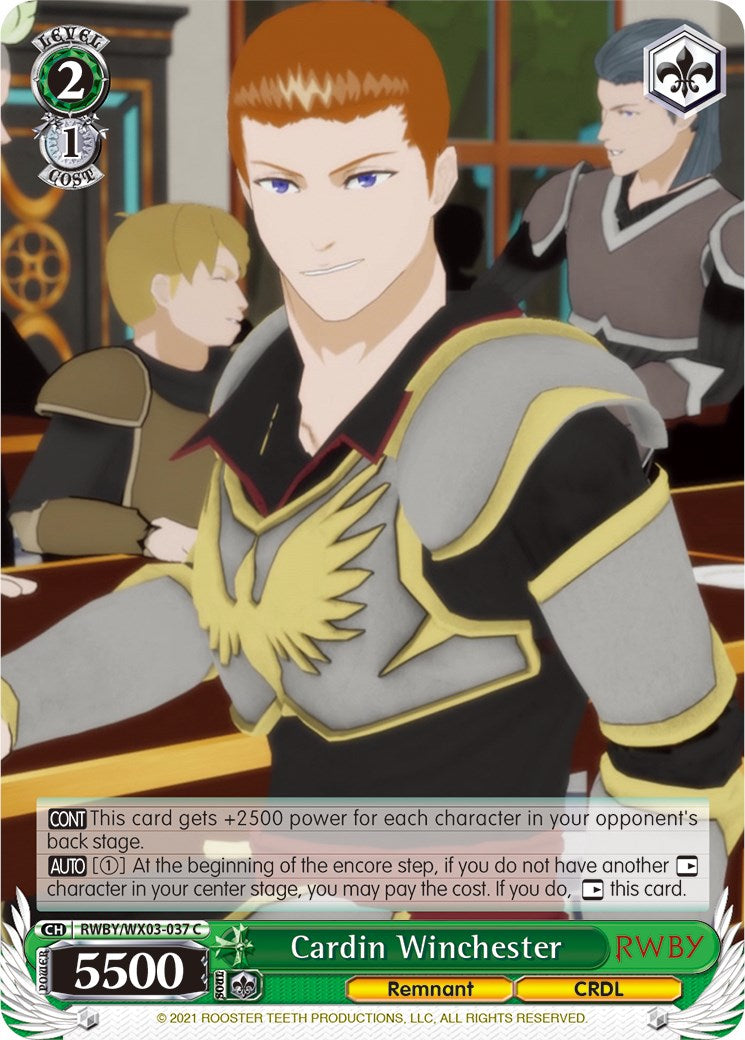 Cardin Winchester (RWBY/WX03-037 C) [RWBY] | Cracking-Singles