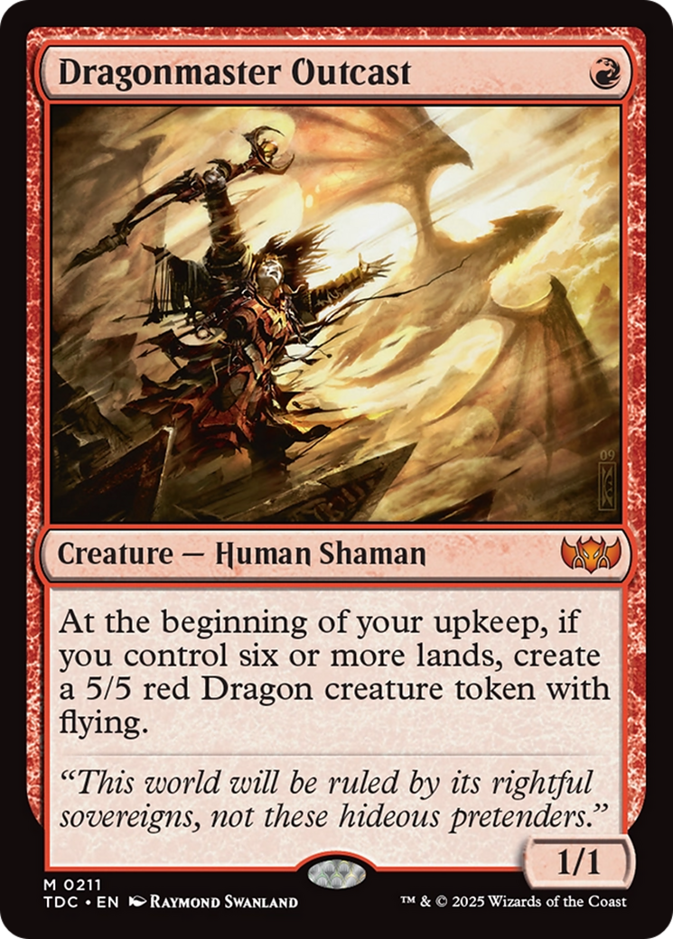 Dragonmaster Outcast [Tarkir: Dragonstorm Commander] | Cracking-Singles