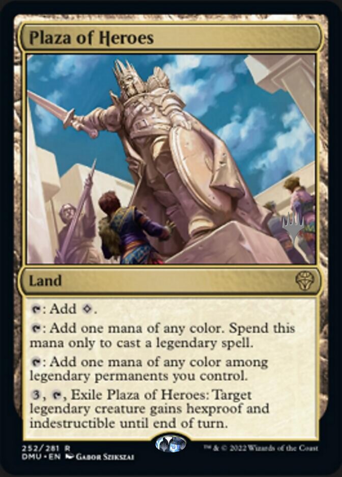 Plaza of Heroes (Promo Pack) [Dominaria United Promos] | Cracking-Singles