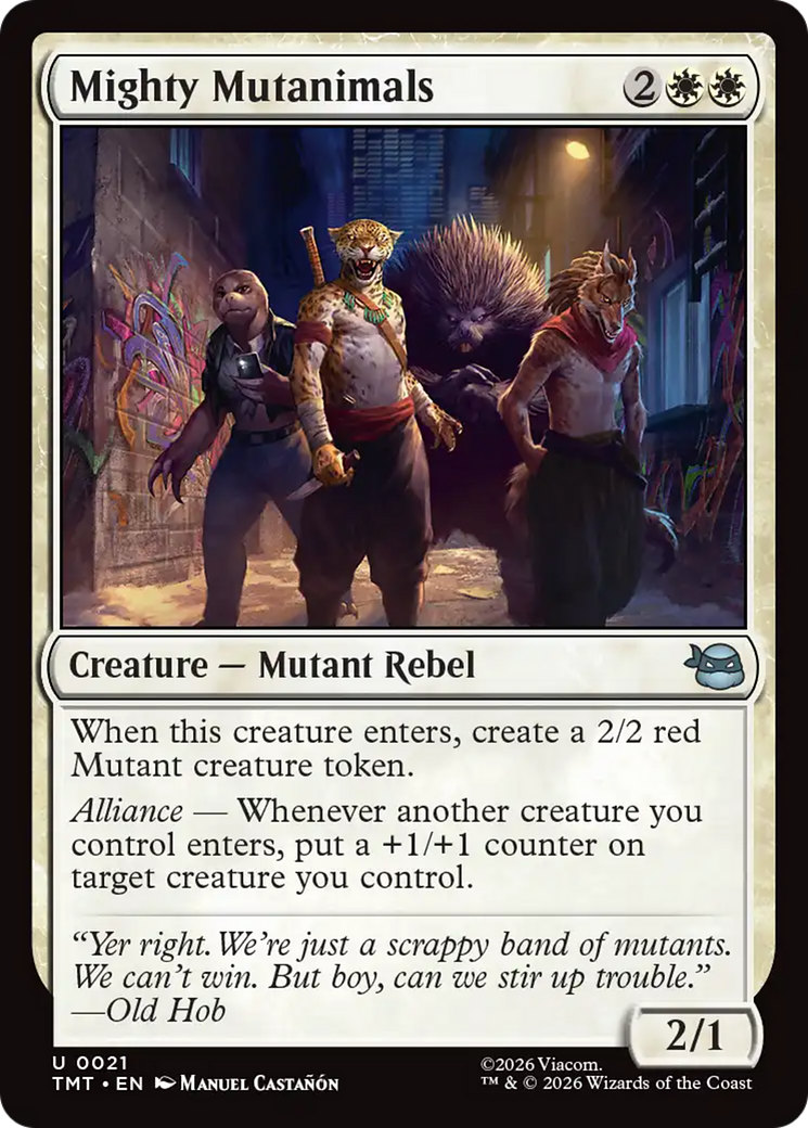 Mighty Mutanimals [Teenage Mutant Ninja Turtles] | Cracking-Singles