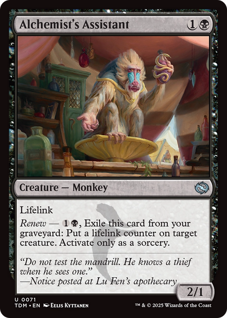 Alchemist's Assistant [Tarkir: Dragonstorm] | Cracking-Singles