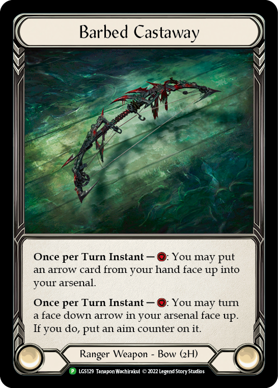 Barbed Castaway [LGS129] (Promo)  Cold Foil | Cracking-Singles
