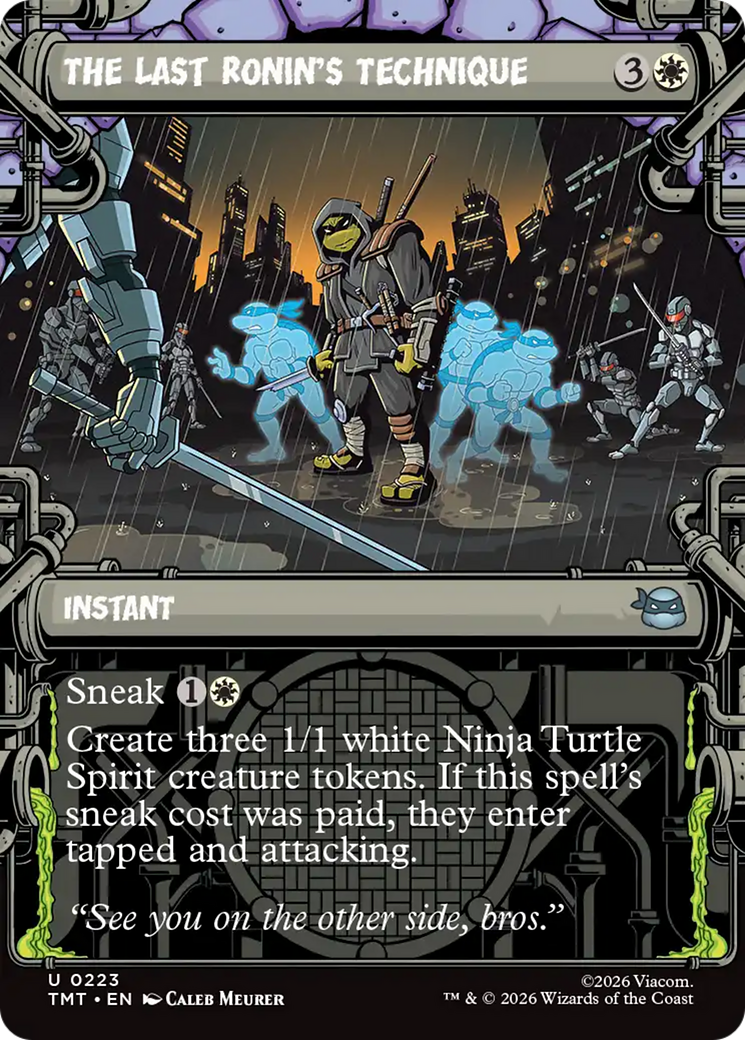 The Last Ronin's Technique (Showcase) [Teenage Mutant Ninja Turtles] | Cracking-Singles