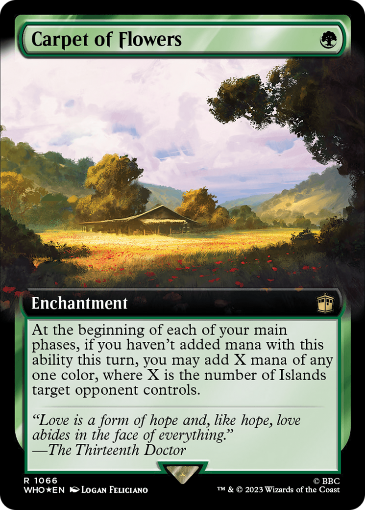 Carpet of Flowers (Extended Art) (Surge Foil) [Doctor Who] | Cracking-Singles